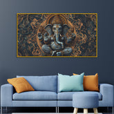 Decorative Vintage Ganesha Artwork – Antique Indian Home Decor